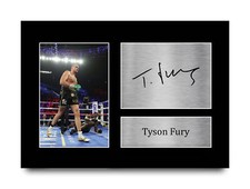 Tyson fury signed for sale  MANCHESTER