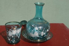 Carafe verre bleu d'occasion  Hyères