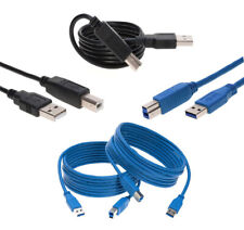 Cabo USB 2.0/3.0 de alta velocidade A macho para B macho impressora cabo scanner multipack LOTE comprar usado  Enviando para Brazil