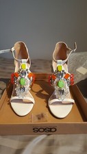 Asos white heeled for sale  HARROW