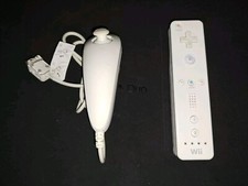 Usado, Controle remoto original Nintendo Wii branco com original OEM Nunchuck testado comprar usado  Enviando para Brazil
