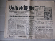 Zeitung volksstimme kreis gebraucht kaufen  Deutschland
