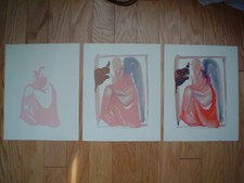 SALVADOR DALI - 3 Progressive Divine Comedy Paradise 6 xilogravuras - Certificado de autenticidade comprar usado SALVADOR DALI - 3 Progressive Divine Comedy Paradise 6 xilogravuras - Certificado de autenticidade comprar usado  Enviando para Brazil