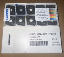 INSERÇÕES DE CARBONETO SECO QUANTIDADE 10 CNMG 190624-MR7 TP2500 CNMG646-MR7 comprar usado  Enviando para Brazil