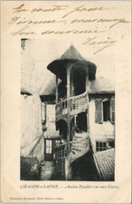 Old postcard chalon d'occasion  Expédié en Belgium
