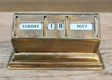 Vintage brass perpetual for sale  KIDDERMINSTER