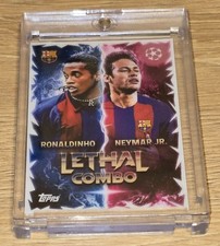 Match Attax 2025/2026 Lethal Combo Ronaldinho Neymar Jr RZADKI FC Barcelona na sprzedaż  PL