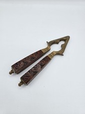 Vintage wooden brass for sale  San Mateo