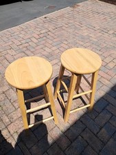 Pair wooden bar for sale  MARKET RASEN