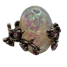 Galho de árvore Henrietta vintage prata esterlina vidro opala S6.5|20mm|7.4g, usado comprar usado  Enviando para Brazil