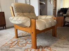 Ekornes teak leather for sale  INSCH