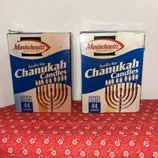 Velas de cera vintage autênticas Manischewitz Chanucá parafina Asst Colors 2 caixas, usado comprar usado  Enviando para Brazil