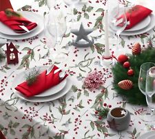 Christmas oilcloth tablecloth for sale  BIRMINGHAM
