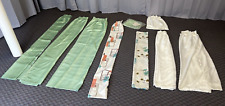 Usado, CONJUNTO DE PAINÉIS DE CORTINA DE FIBRA DE VIDRO vintage meados do século cortinas modernas prega anos 50 comprar usado  Enviando para Brazil