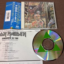 IRON MAIDEN Somewhere In Time JAPAN CD CP32-5158 1A5 TO OBI + INSERT 1986 issue comprar usado IRON MAIDEN Somewhere In Time JAPAN CD CP32-5158 1A5 TO OBI + INSERT 1986 issue comprar usado  Enviando para Brazil