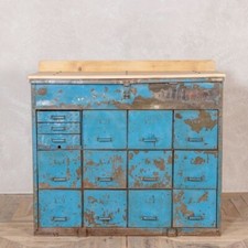 Vintage blue industrial for sale  BURNTWOOD