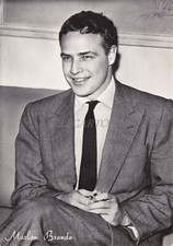 Marlon brando cartolina usato  Roma