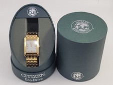 Relógio masculino Citizen Gents Eco Drive folheado a ouro fino com caixa original AR1002-56A comprar usado  Enviando para Brazil