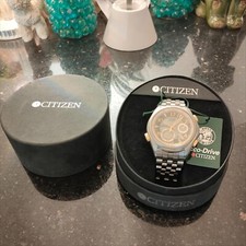 Relógio masculino Citizen Eco Drive repetidor de minutos calendário perpétuo dois tons comprar usado  Enviando para Brazil