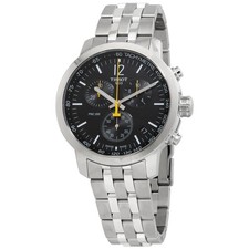 Relógio masculino Tissot PRC 200 cronógrafo quartzo mostrador preto T114.417.11.057.00 comprar usado  Enviando para Brazil