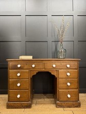 Antique mahogany desk for sale  KING'S LYNN