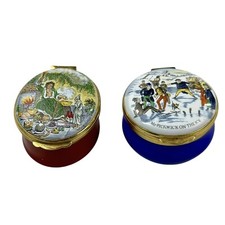 Pair harrods enamel for sale  Dallas
