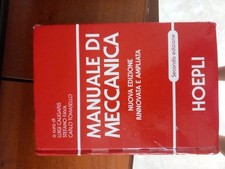 Manuale meccanica hoepli usato  Taverna