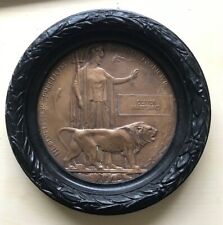 Ww1 memorial plaque for sale  LOUGHBOROUGH