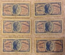 Lote de 6 X Billetes de España. 50 céntimos. Emision 1937. República Española. segunda mano  Embacar hacia Mexico
