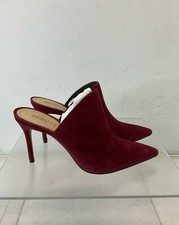 Schutz burgundy suede for sale  San Jose