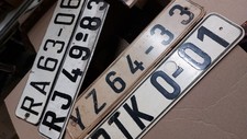 Altes ddr nummernschild gebraucht kaufen  Heidenau, Dohna, Müglitztal