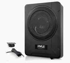 Subwoofer ativo baixo perfil Pyle PLBX8A áudio veicular fino 8” 600W - Preto comprar usado  Enviando para Brazil