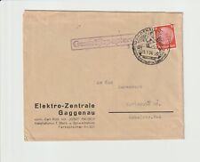 Carta de empresa DR "Central eléctrica GAGGENAU" v. 25.1.38, usado segunda mano  Embacar hacia Argentina