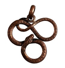 Pendentif serpent cuivre d'occasion  Ardres