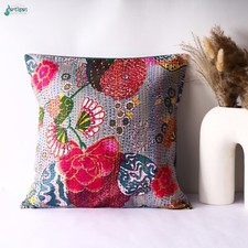 Capa almofada Kantha todos os tamanhos 16 x 16, 18 x 18, 20 x 20, 22 x 22, 24 x 24 polegadas comprar usado  Enviando para Brazil