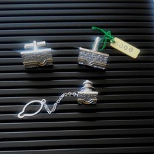 Tie tack cufflinks for sale  Shipping to United Kingdom