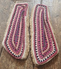 Espadrilles multicoloured embr for sale  HALSTEAD
