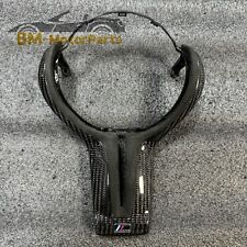 Guarnição de volante de fibra de carbono substituição para BMW M3 F80 2014-18 M5 F10 2011-2016 comprar usado  Enviando para Brazil