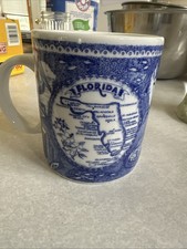 Xícara de café azul mapa da Flórida série colecionador presente americano comprar usado  Enviando para Brazil