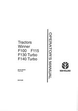 Manual do operador Fiat Tractor F100, F115, F130 Turbo e F140 Turbo comprar usado  Enviando para Brazil