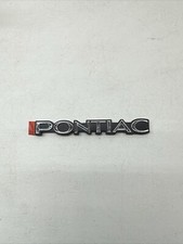 Usado, Pontiac emblema emblema script acabamento vintage GM FABRICANTE DE EQUIPAMENTO ORIGINAL comprar usado  Enviando para Brazil