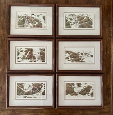framed water colors six for sale  Pendleton