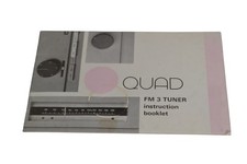 Quad tuner instruction for sale  MANCHESTER
