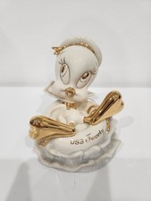 Estatueta de porcelana LENOX com acabamento dourado USS Tweety FIRST MATE TWEETY 4,8" de altura comprar usado  Enviando para Brazil