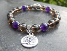 Bracelet perles améthyste d'occasion  Bordeaux-