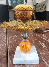 Vintage tiered amber for sale  Neodesha