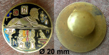 Rare bouton insigne d'occasion  Poncin