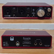 Focusrite Scarlett 2i2 2ª geração 2 em 2 saídas USB interface de gravação de áudio música comprar usado  Enviando para Brazil