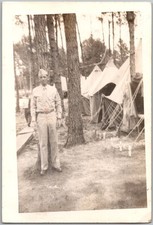 Tenda vintage instantânea Segunda Guerra Mundial soldado acampamento 12 de julho de 1942 comprar usado  Enviando para Brazil