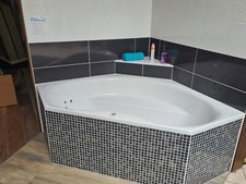 Eckbadewanne whirlpool gebraucht kaufen  Guben